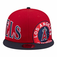 Los Angeles Angels New Era Stretched Two-Tone 9FIFTY Adjustable Hat - Red/Navy Hats