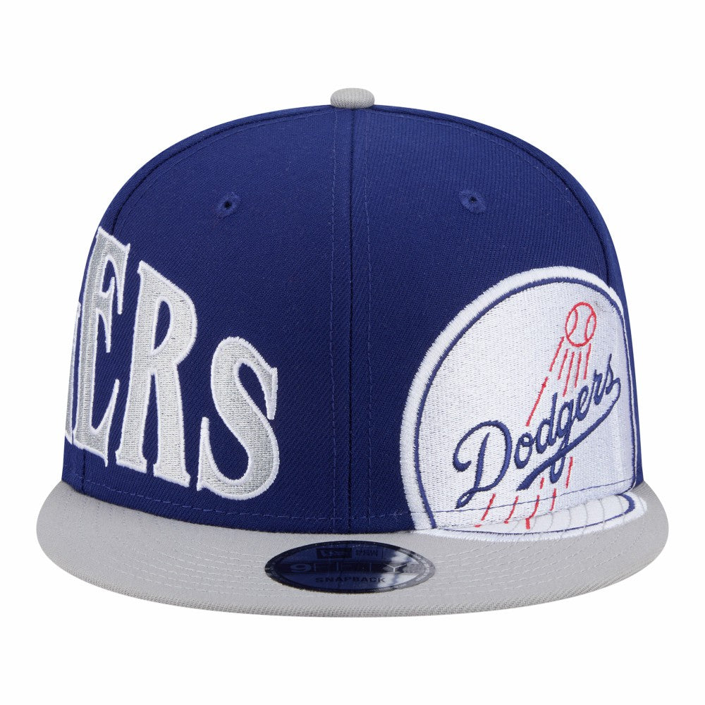 Los Angeles Dodgers New Era Stretched Two-Tone 9FIFTY Adjustable Hat - Royal/Gray Hats