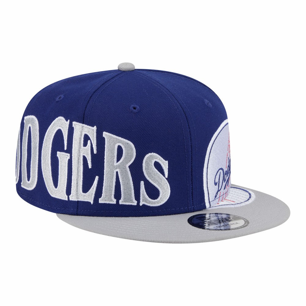 Los Angeles Dodgers New Era Stretched Two-Tone 9FIFTY Adjustable Hat - Royal/Gray Hats