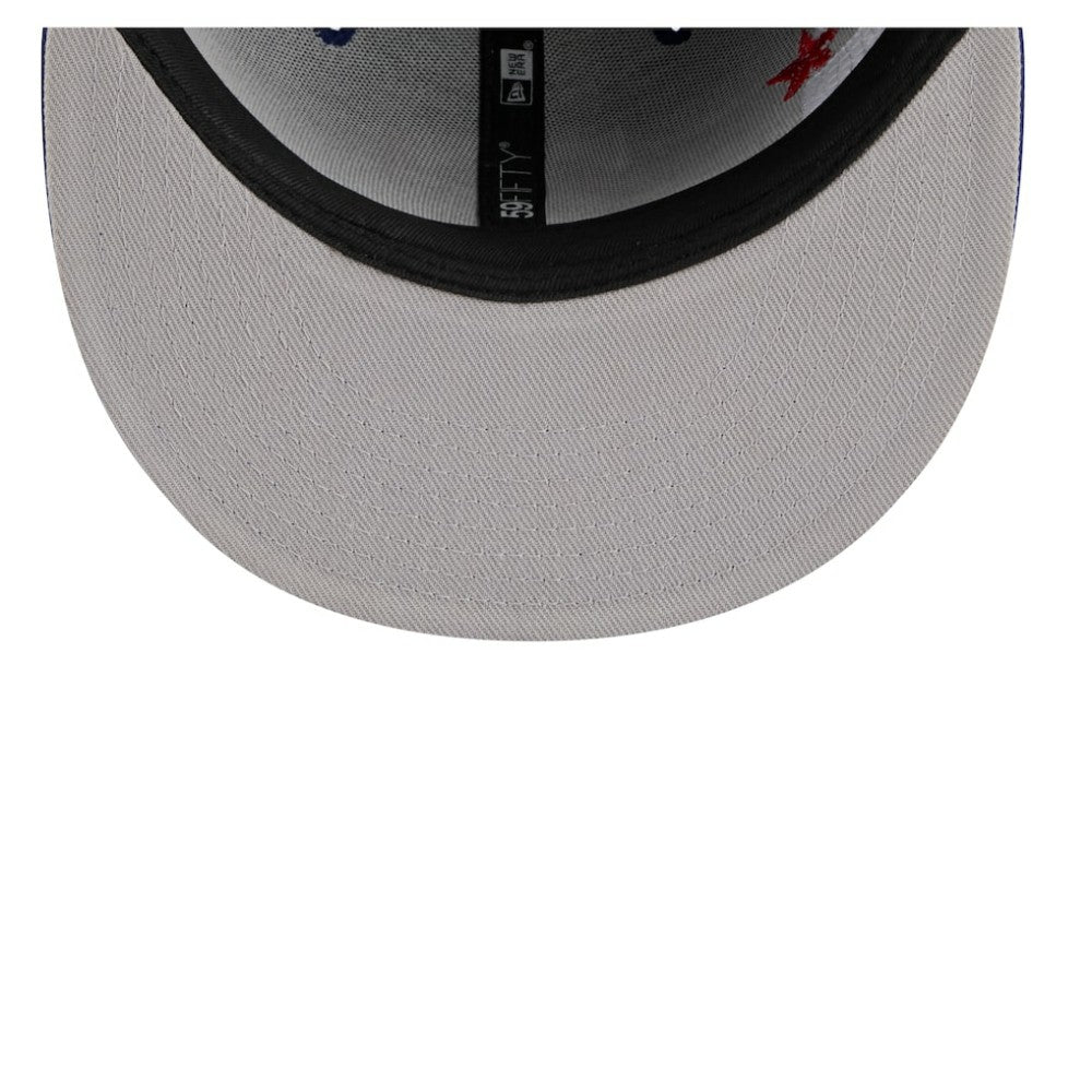 Texas Rangers New Era City Patch 59FIFTY Fitted Hat - Royal Hats