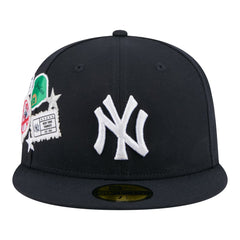 New York Yankees New Era City Patch 59FIFTY Fitted Hat - Navy Hats