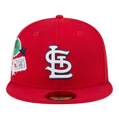 St. Louis Cardinals New Era City Patch 59FIFTY Fitted Hat - Red Hats