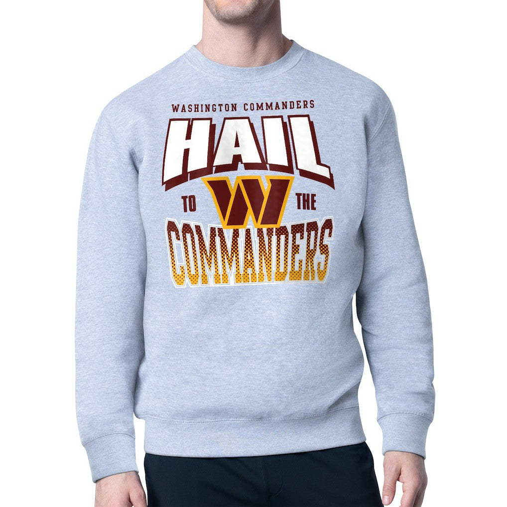 Washington Commanders Starter Comic Style Sweatshirt - Gray Sweatshirts