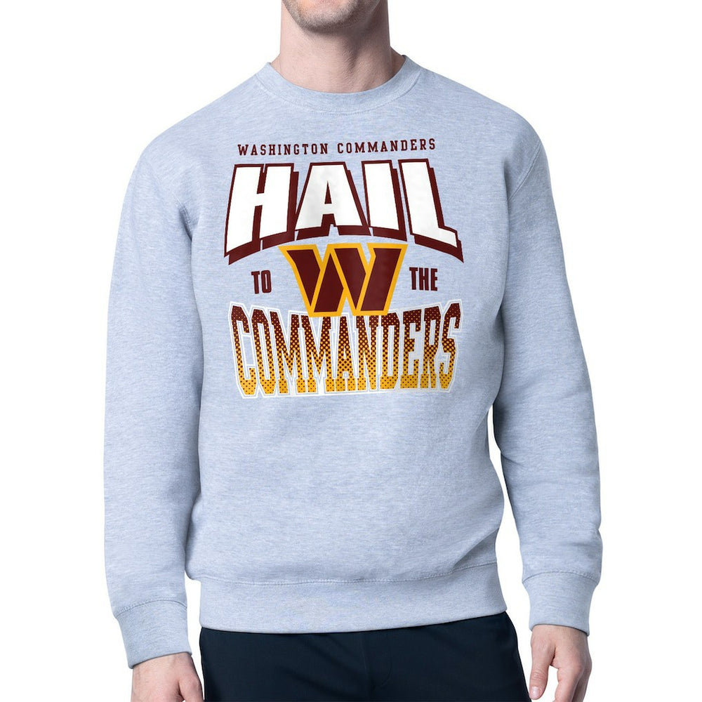 Washington Commanders Starter Comic Style Sweatshirt - Gray Sweatshirts