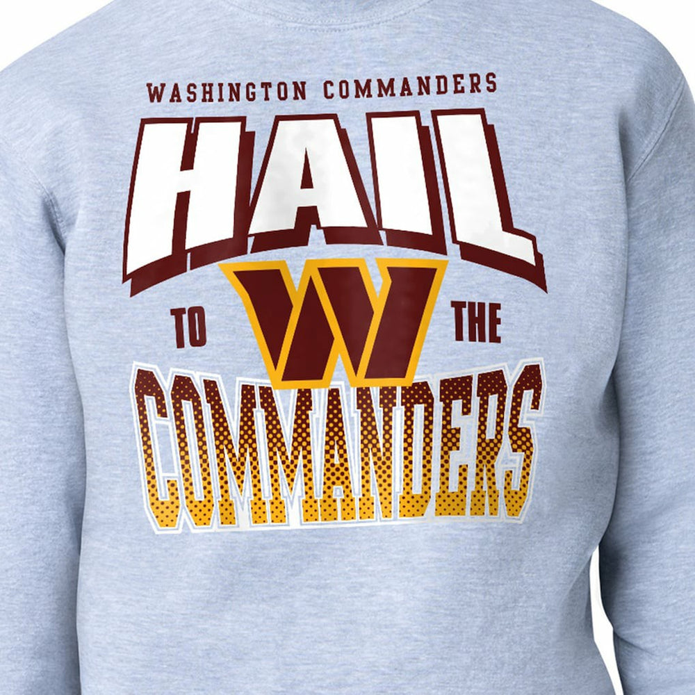 Washington Commanders Starter Comic Style Sweatshirt - Gray Sweatshirts