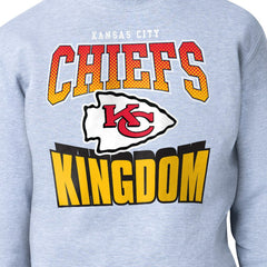 Kansas City Chiefs Starter Comic Style Sweatshirt - Gray Sweatshirts