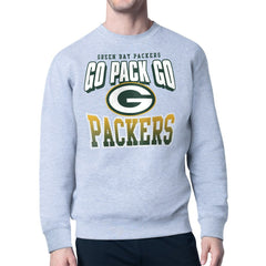 Green Bay Packers Starter Comic Style Sweatshirt - Gray Sweatshirts