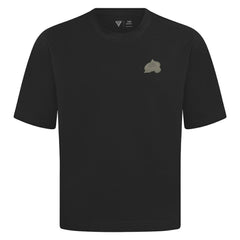 Colorado Avalanche Levelwear Copper Oversized Luxe Signature Knit T-Shirt - Black | US 203415617