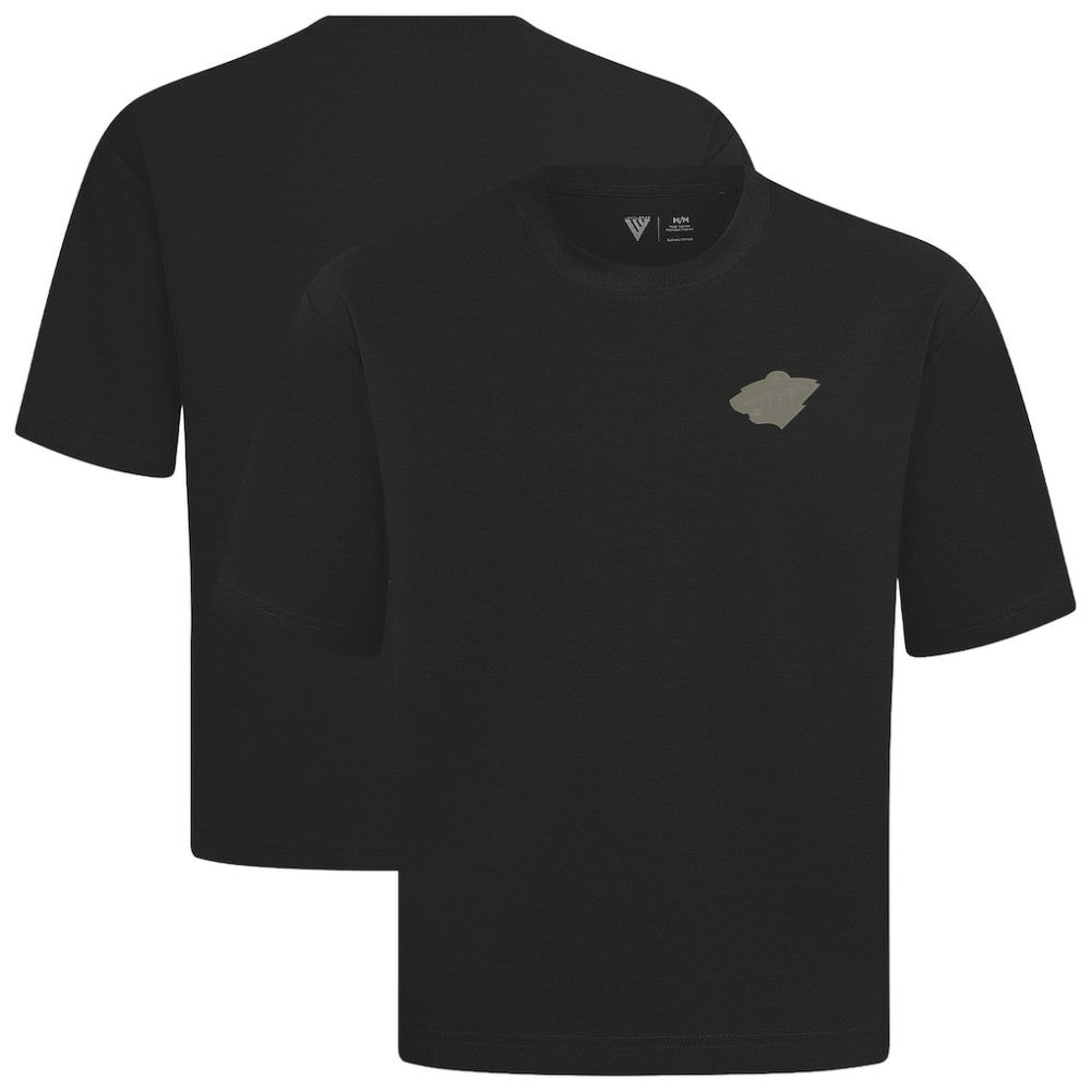 Minnesota Wild Levelwear Copper Oversized Luxe Signature Knit T-Shirt - Black | US 203415618