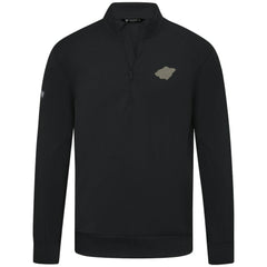 Minnesota Wild Levelwear Copper Upright Quarter-Zip Pullover - Black | US 203415635