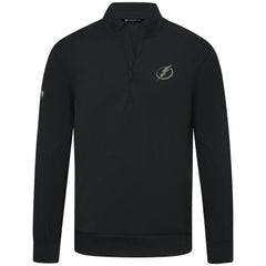 Tampa Bay Lightning Levelwear Copper Upright Quarter-Zip Pullover - Black | US 203415641