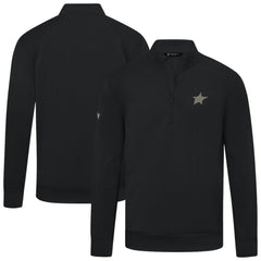 Dallas Stars Levelwear Copper Upright Quarter-Zip Pullover - Black | US 203415651