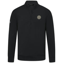 Edmonton Oilers Levelwear Copper Upright Quarter-Zip Pullover - Black | US 203415657