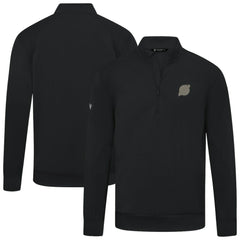 New Jersey Devils Levelwear Copper Upright Quarter-Zip Pullover - Black | US 203415662