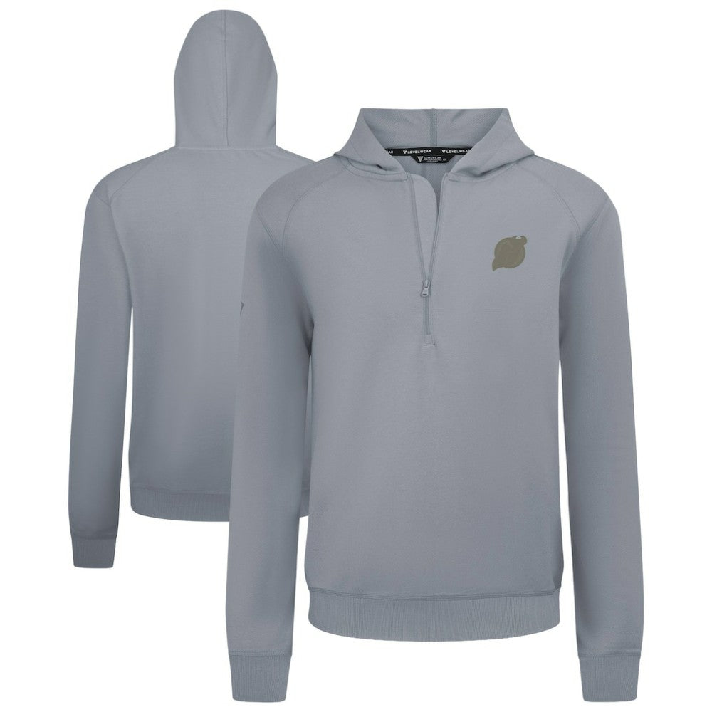 New Jersey Devils Levelwear Technic Quarter-Zip Pullover Hoodie - Gray | US 203415699