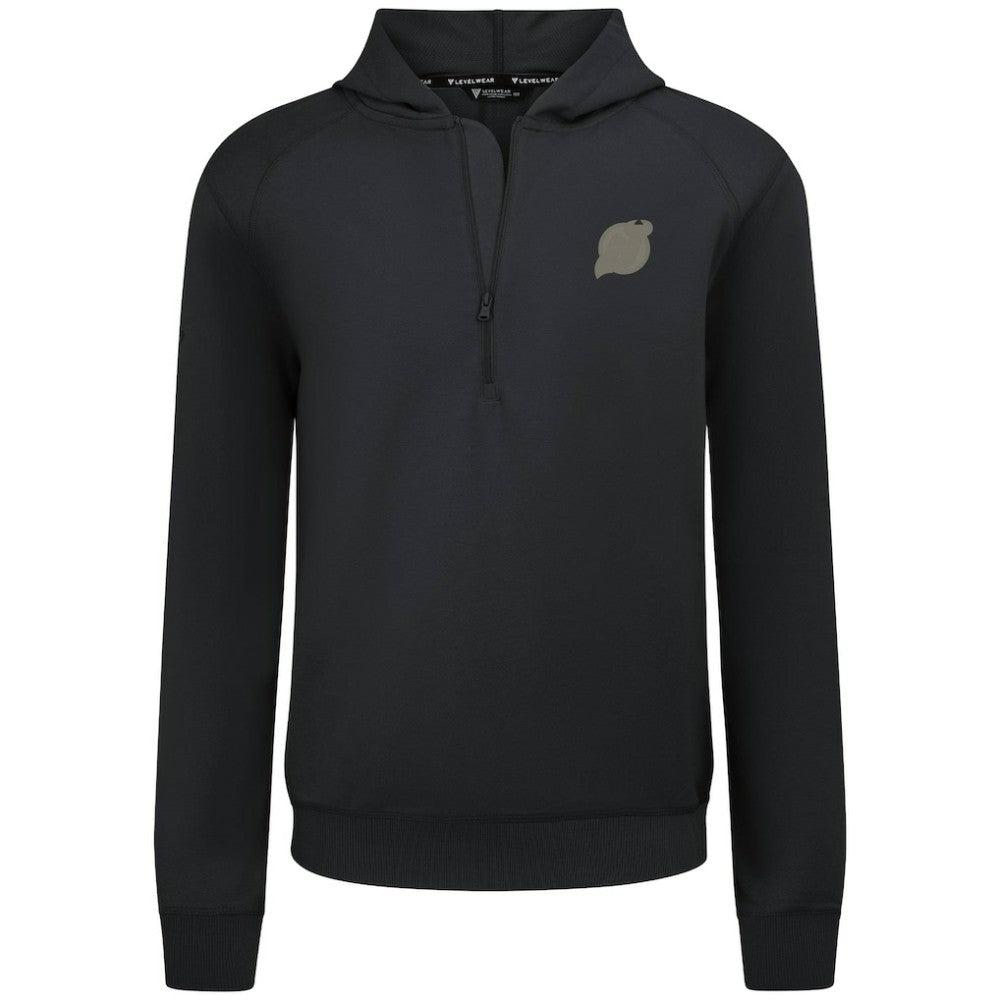New Jersey Devils Levelwear Technic Quarter-Zip Pullover Hoodie - Black | US 203415701