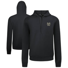Chicago Blackhawks Levelwear Technic Quarter-Zip Pullover Hoodie - Black | US 203415715