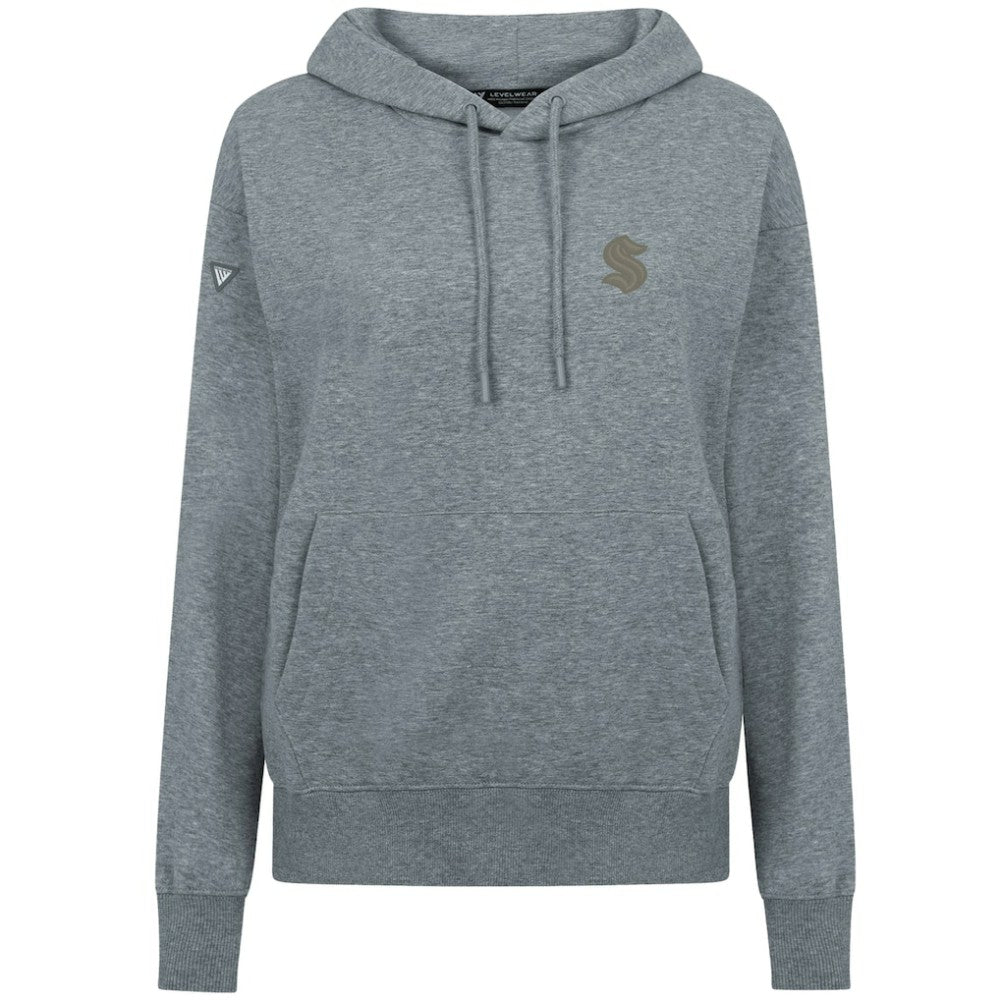 Seattle Kraken Levelwear Women's Adorn Copper Hoodie - Gray | US 203415717