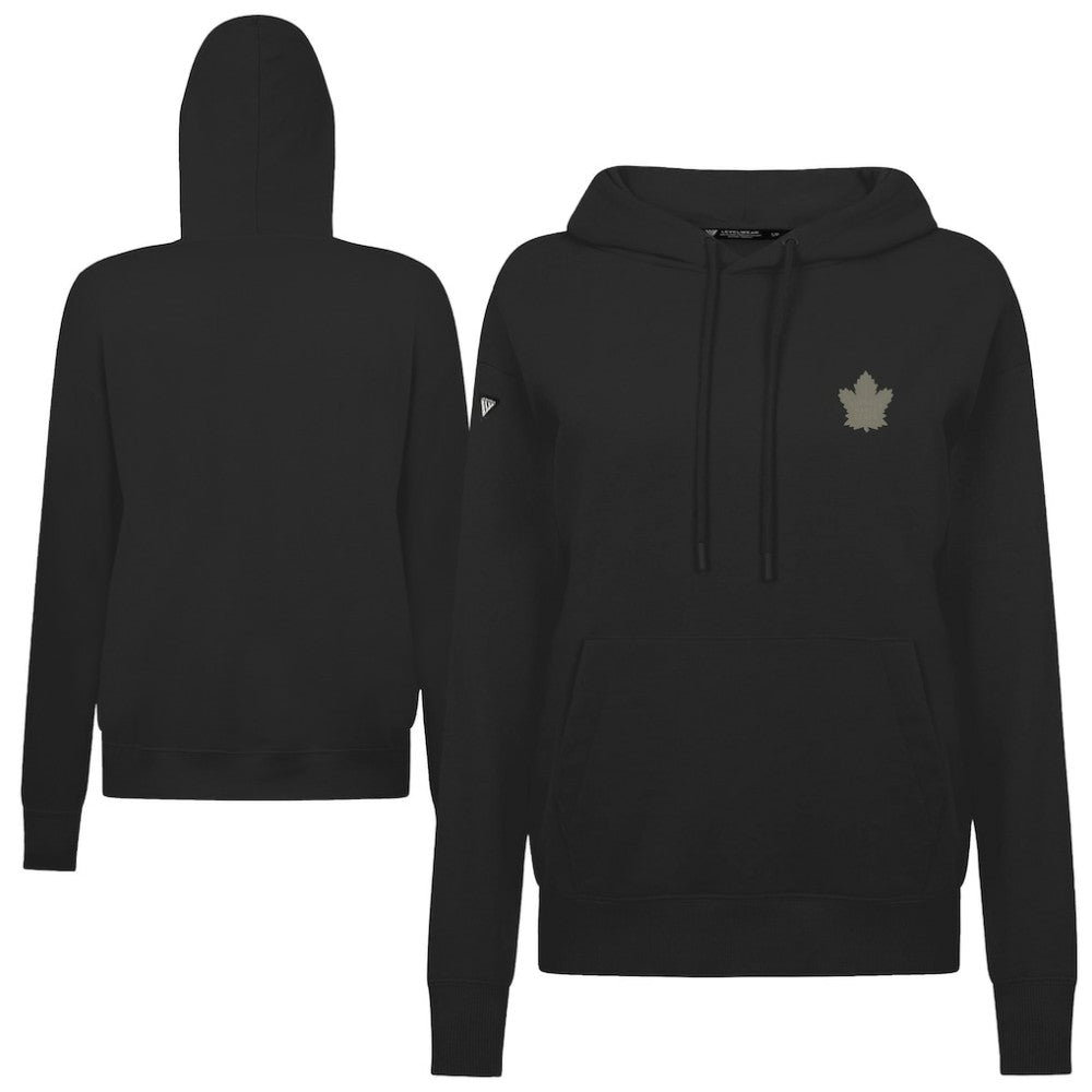 Toronto Maple Leafs Levelwear Women's Adorn Copper Hoodie - Black | US 203415732