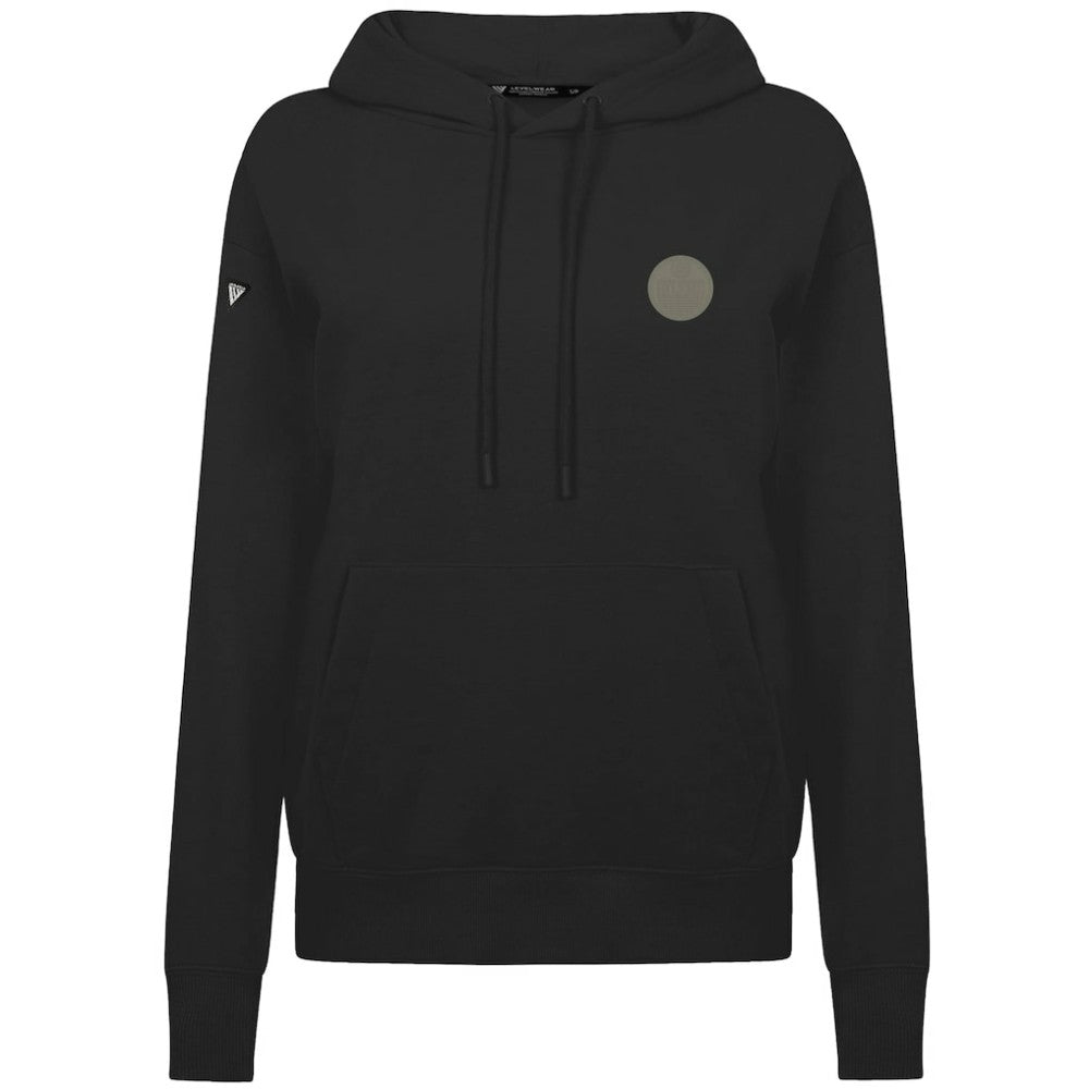 Edmonton Oilers Levelwear Women's Adorn Copper Hoodie - Black | US 203415734