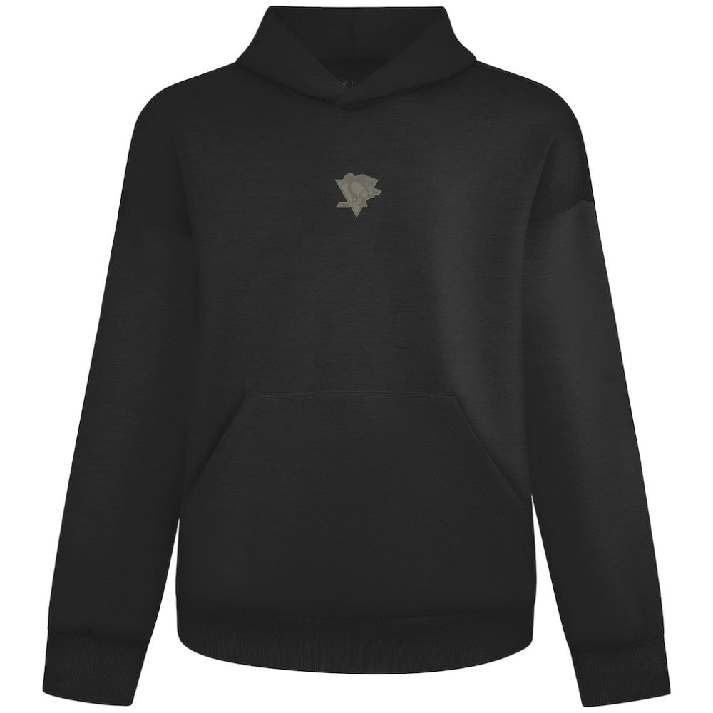 Pittsburgh Penguins Levelwear Luxe Signature Copper Hoodie - Black | US 203415847