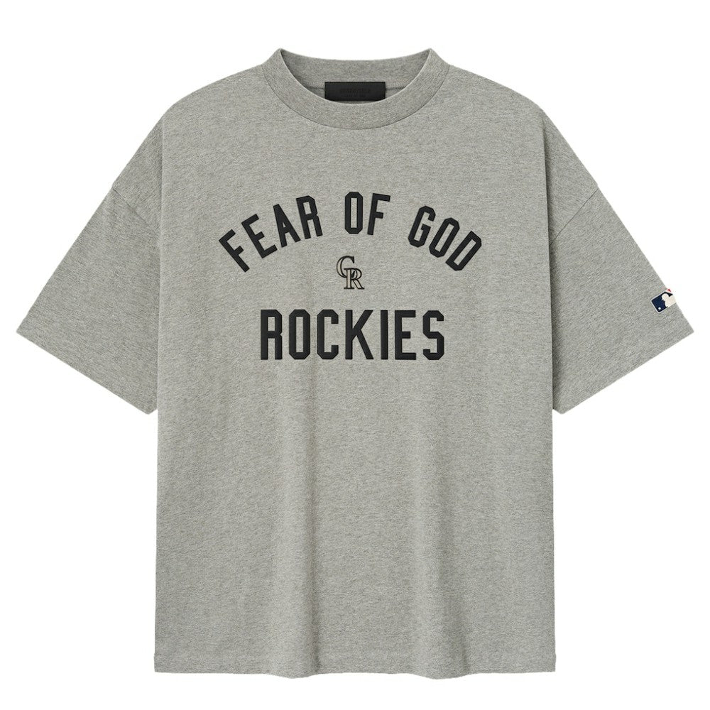 Colorado Rockies Fear of God x MLB 90's Fit T-Shirt - Heather Gray T-shirts