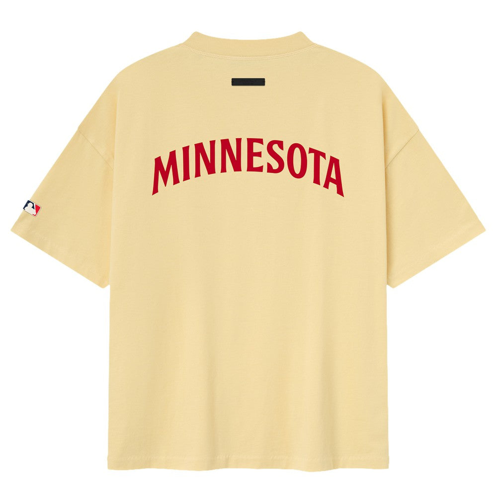 Minnesota Twins Fear of God x MLB 90's Fit T-Shirt - Yellow T-shirts