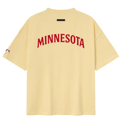 Minnesota Twins Fear of God x MLB 90's Fit T-Shirt - Yellow T-shirts