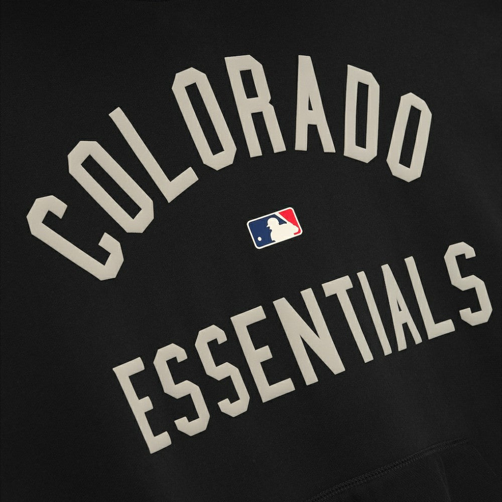 Colorado Rockies Fear of God x MLB Sport Fit Hoodie - Heather Black/Purple Hoodies