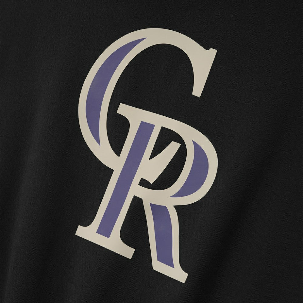 Colorado Rockies Fear of God x MLB Sport Fit Hoodie - Heather Black/Purple Hoodies