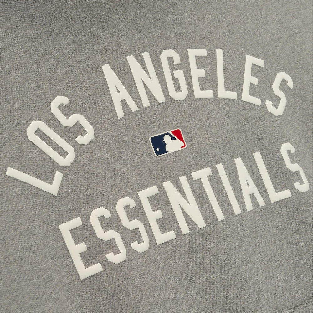Los Angeles Dodgers Fear of God x MLB Sport Fit Hoodie - Warm Heather Gray/Royal Hoodies