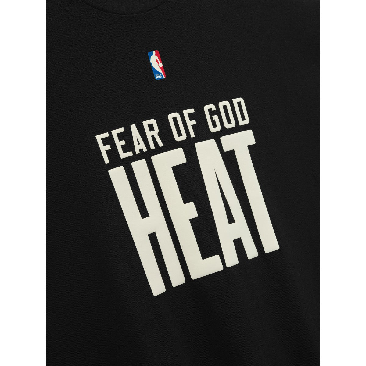 Miami Heat Fear of God x NBA Unisex 90s T-Shirt Heather Black