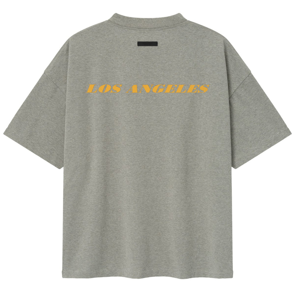 Los Angeles Lakers Fear of God x NBA Unisex 90s T-Shirt Heather Gray outlet