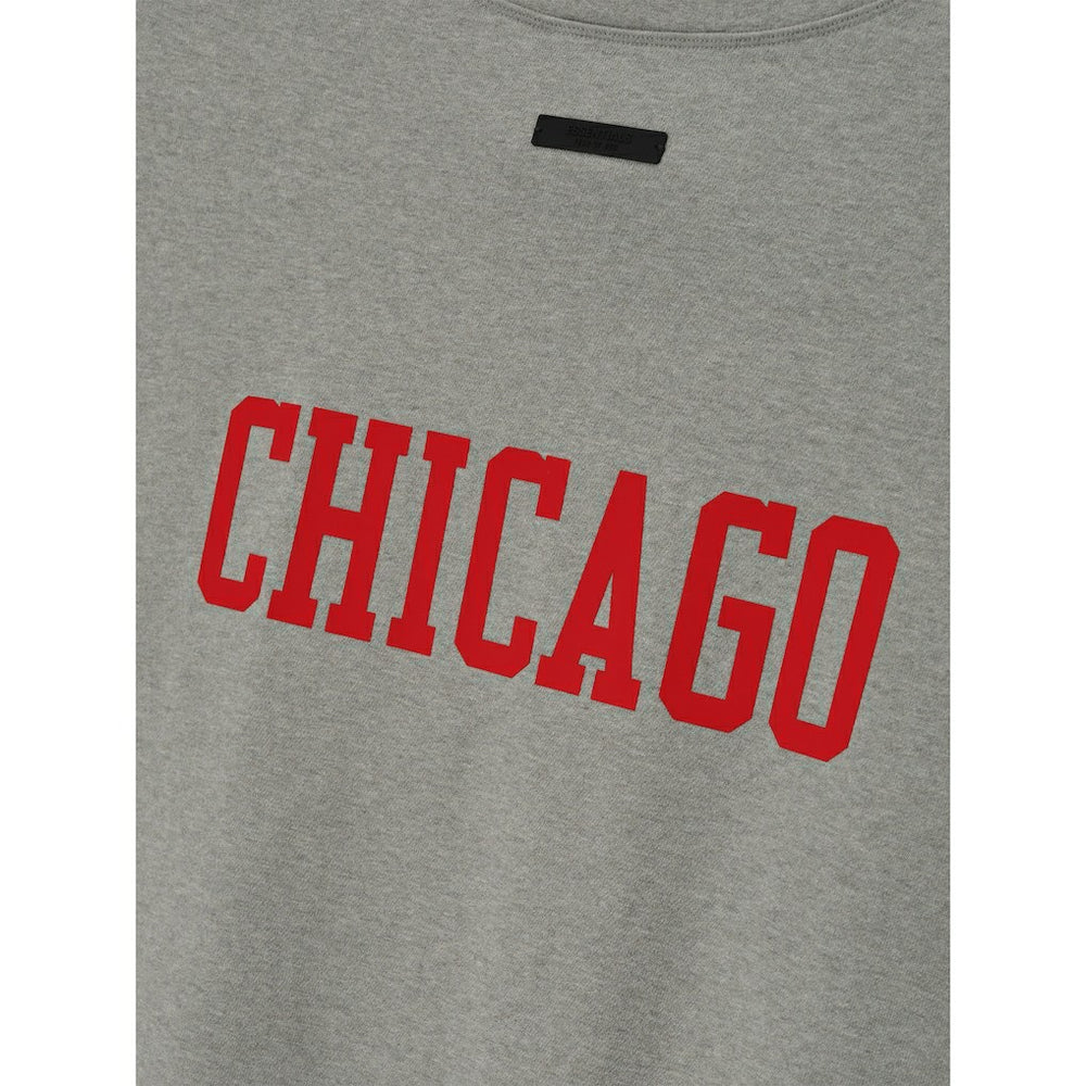 Chicago Bulls Fear of God x NBA Unisex 90s T-Shirt Heather Gray
