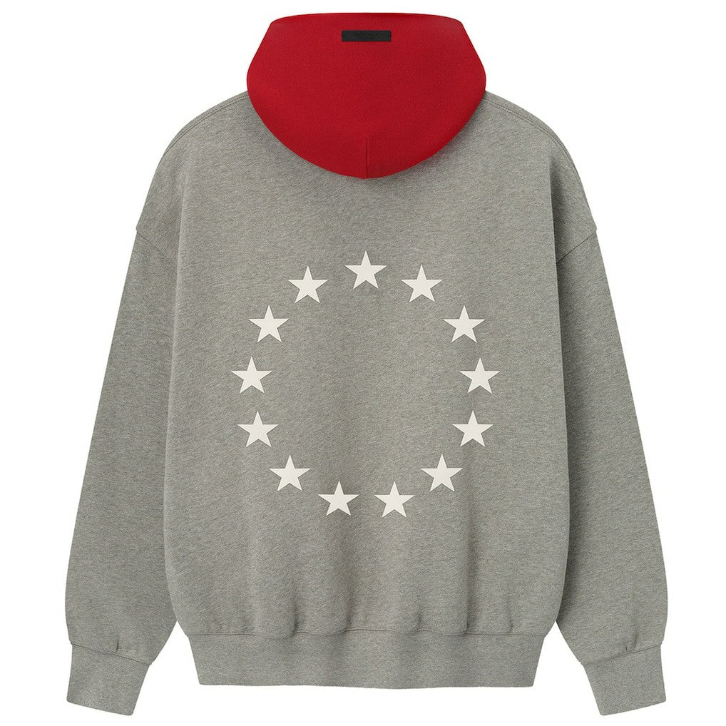 Philadelphia 76ers Fear of God x NBA Unisex Sport Hoodie Heather Gray/Red