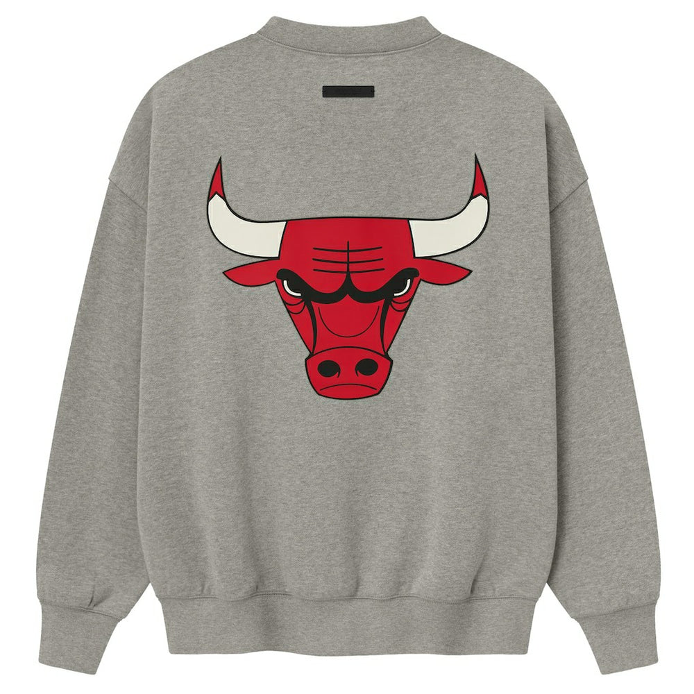 Chicago Bulls Fear of God x NBA Unisex Sport Sweatshirt Heather Gray