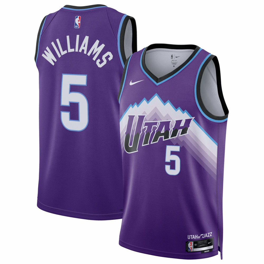 Cody Williams Utah Jazz Unisex Swingman Jersey Icon Edition Purple - Nike