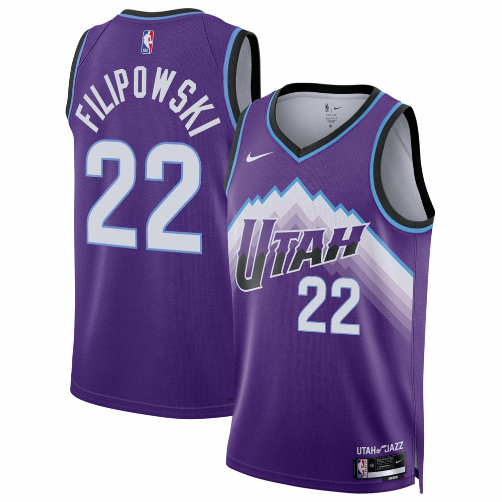 Kyle Filipowski Utah Jazz Unisex Swingman Jersey Icon Edition Purple - Nike