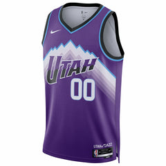 Utah Jazz Unisex Swingman Custom Jersey Icon Edition Purple - Nike
