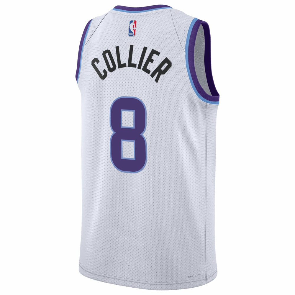 Isaiah Collier Utah Jazz Unisex Swingman Jersey Association Edition White - Nike