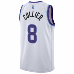 Isaiah Collier Utah Jazz Unisex Swingman Jersey Association Edition White - Nike
