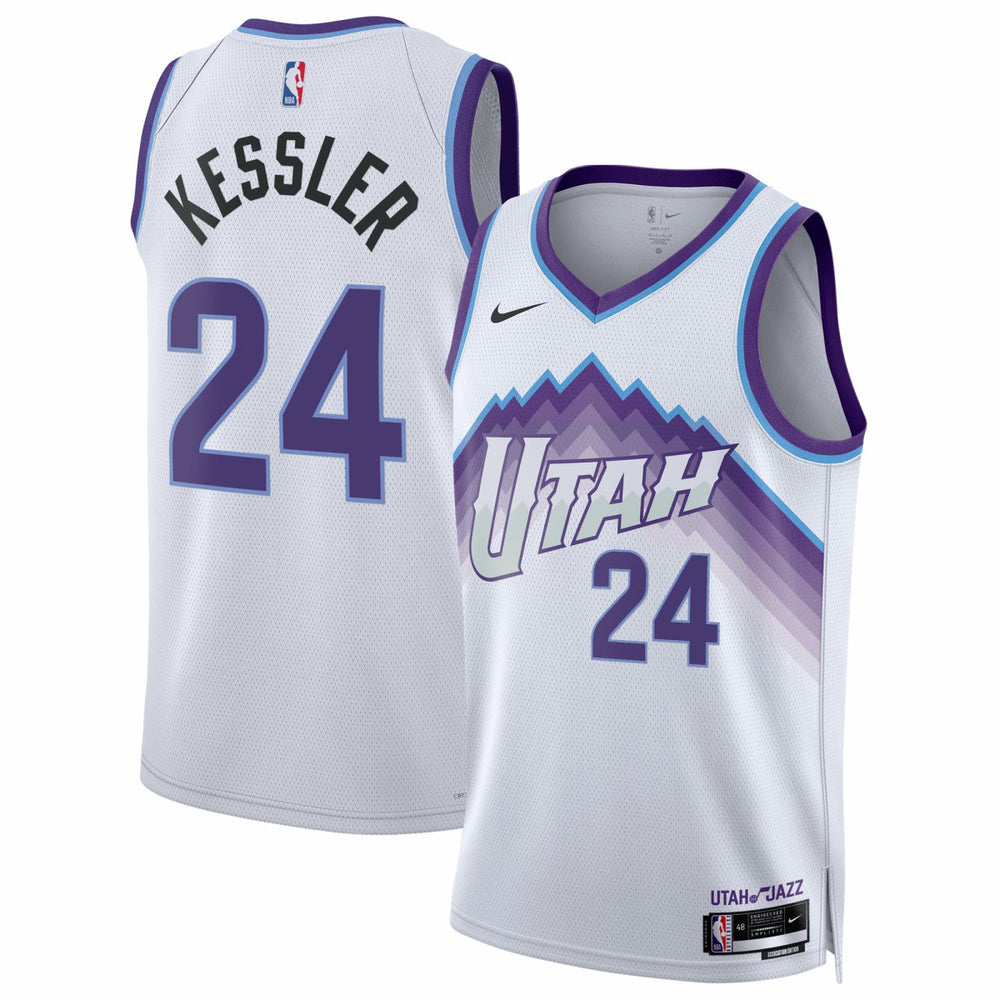 Walker Kessler Utah Jazz Unisex Swingman Jersey Association Edition White - Nike