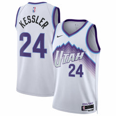 Walker Kessler Utah Jazz Unisex Swingman Jersey Association Edition White - Nike