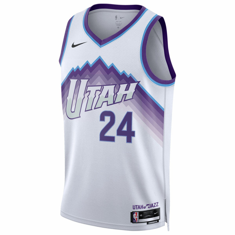 Walker Kessler Utah Jazz Unisex Swingman Jersey Association Edition White - Nike