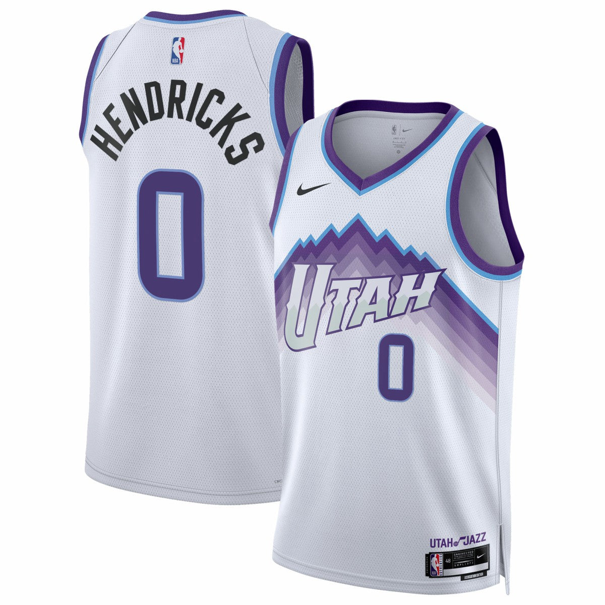 Taylor Hendricks Utah Jazz Unisex Swingman Jersey Association Edition White - Nike outlet
