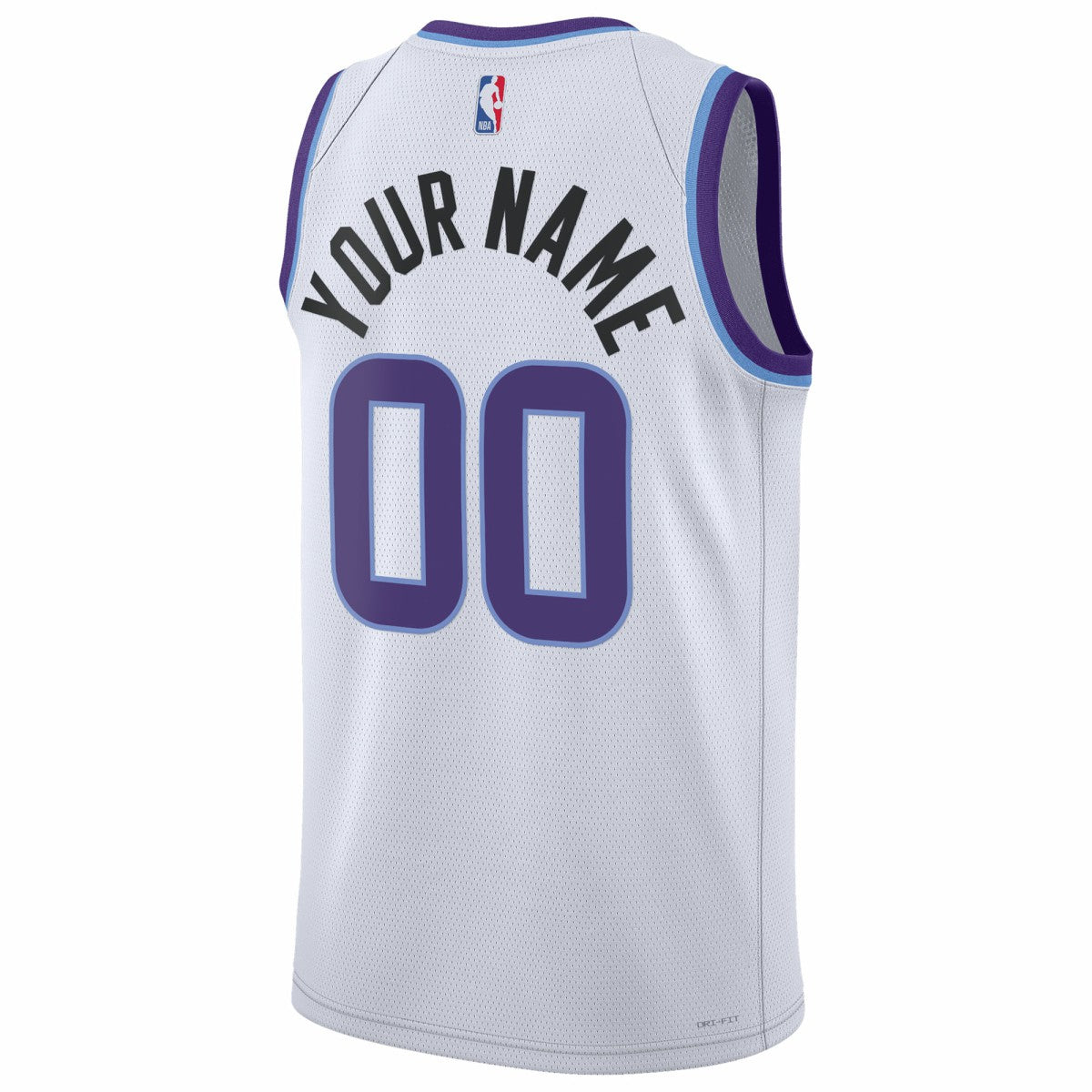 Utah Jazz Unisex Swingman Custom Jersey Association Edition White - Nike