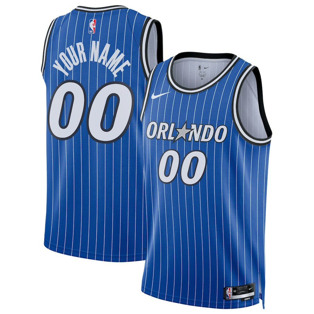 Orlando Magic Unisex Swingman Custom Jersey Icon Edition Blue - Nike