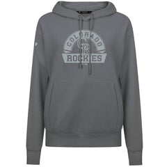 Colorado Rockies Levelwear Women's Adorn Banner Arch Hoodie - Stone Hoodies