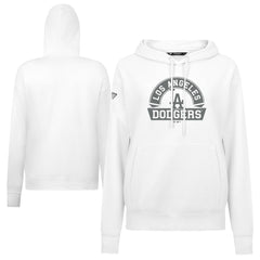 Los Angeles Dodgers Levelwear Women's Adorn Banner Arch Hoodie - White Hoodies