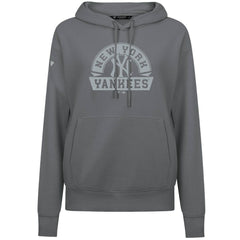 New York Yankees Levelwear Women's Adorn Banner Arch Hoodie - Stone Hoodies